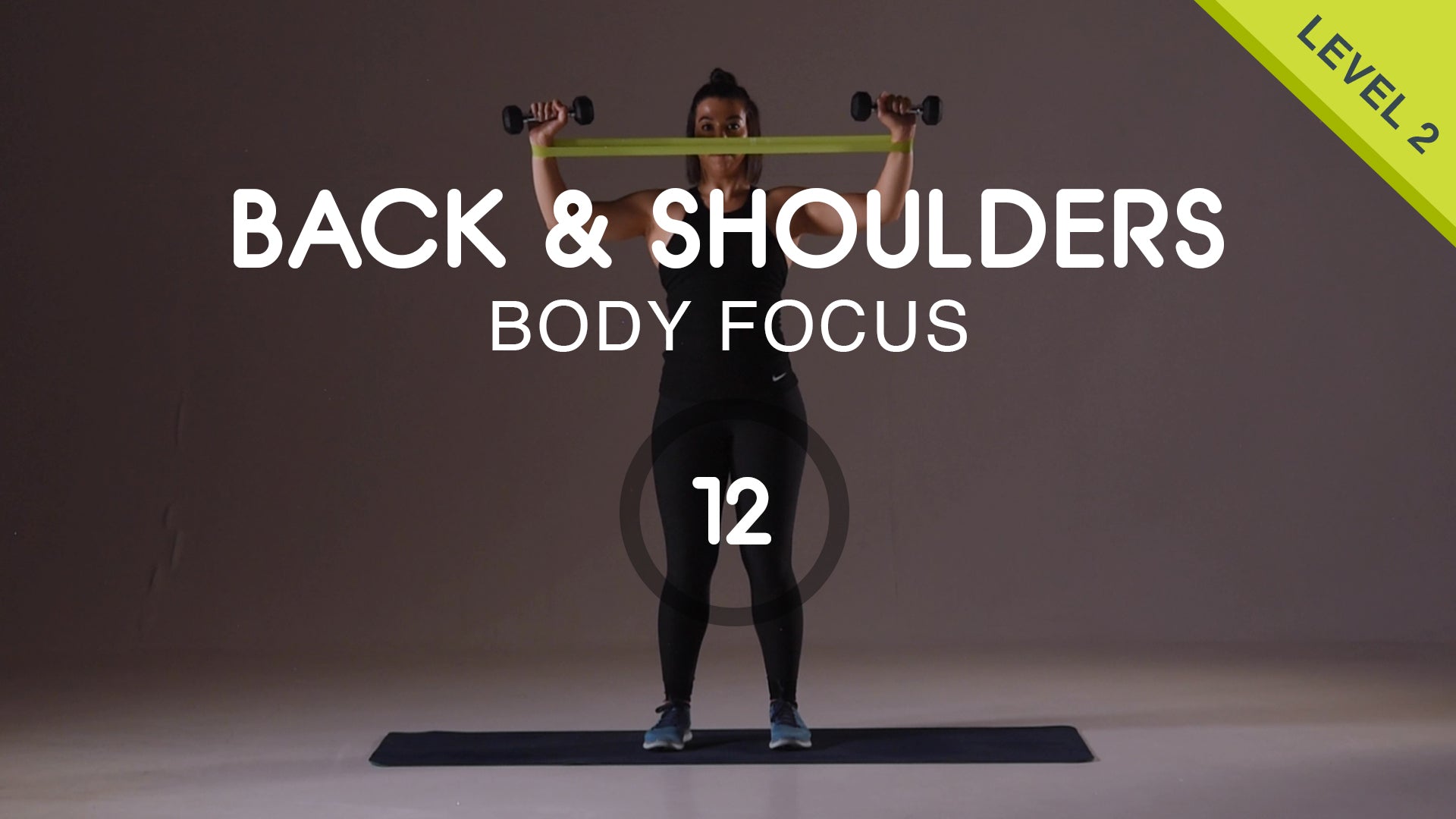 10 min Shoulder and Back Workout At Home - Dumbbells & Bands – Group HIIT