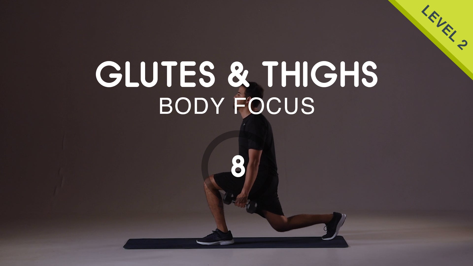HIIT Workout Video - 10 min Glutes and Thighs Toner with Weights