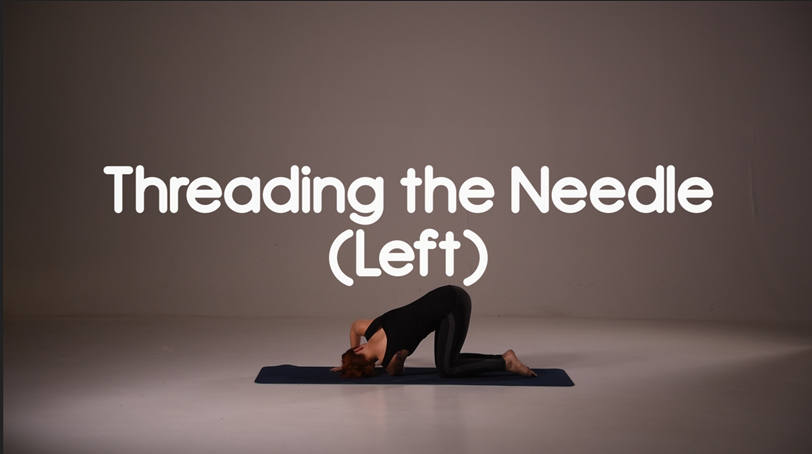 Pigeon and Thread the Needle Pose - Guided Yoga - YouVeda